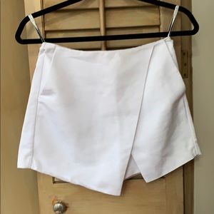 Top shop white skort